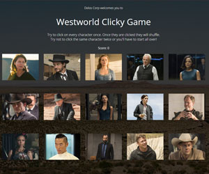 Westworld Memory Game